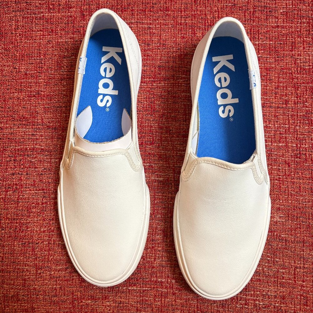 Keds Double Decker Leather Slip On